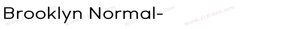 Brooklyn Normal字体转换